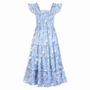NWT Hill House Home Ellie Nap Dress in Sky Bluebonnet